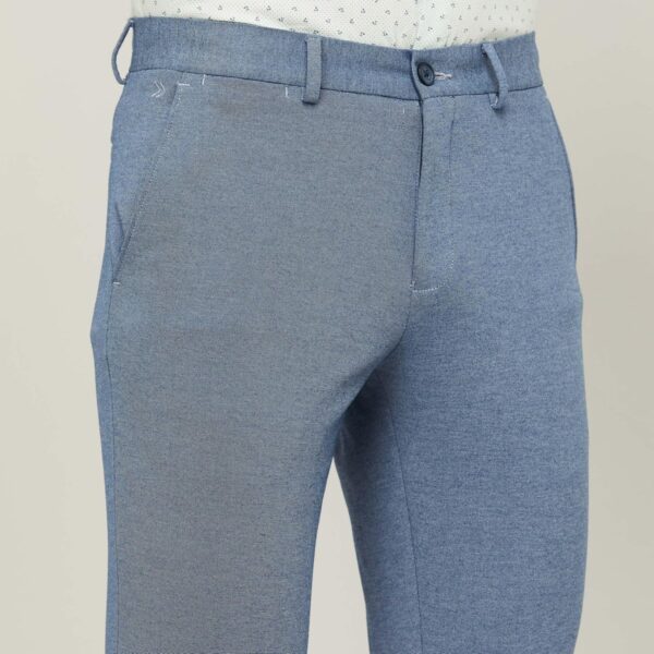 Blue Men Super Slim Formal Trousers