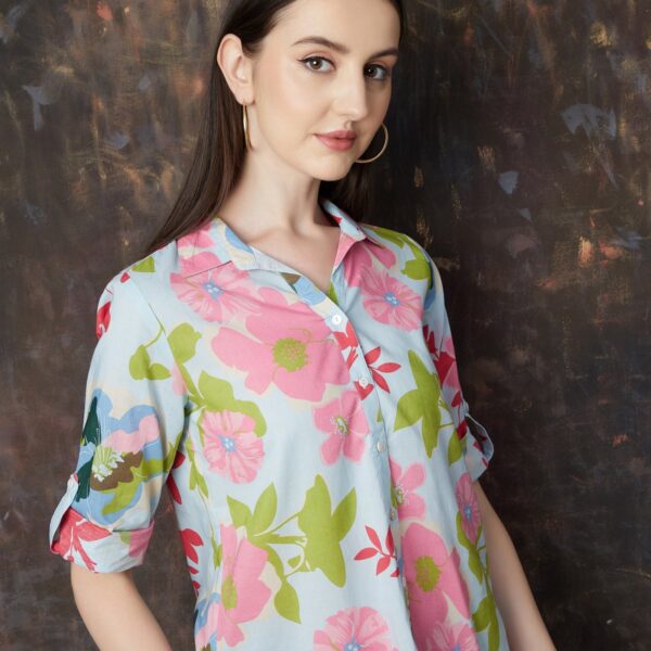 MELANGE Floral Print Kurti